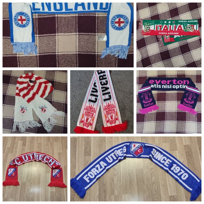 Продам Колекцію Футбольної Атрибутики:

Шарфи, Кепки, Шапки.