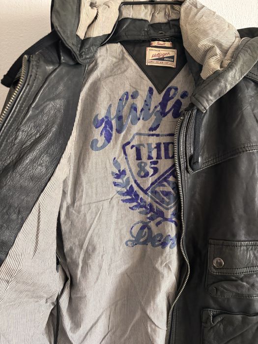 Skórzana kurtka ramoneska leather jacket kurtka wiosenna przejściowa