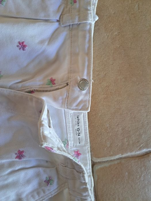 Calções bordados 13-14 anos