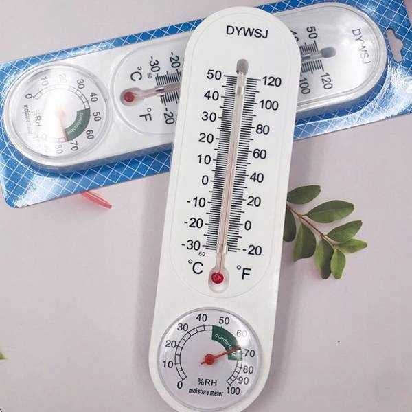 TERMOMETR z HIGROMETREM Zewn./Wewn. Płaski -30°C do +50°C. HIGROMETR