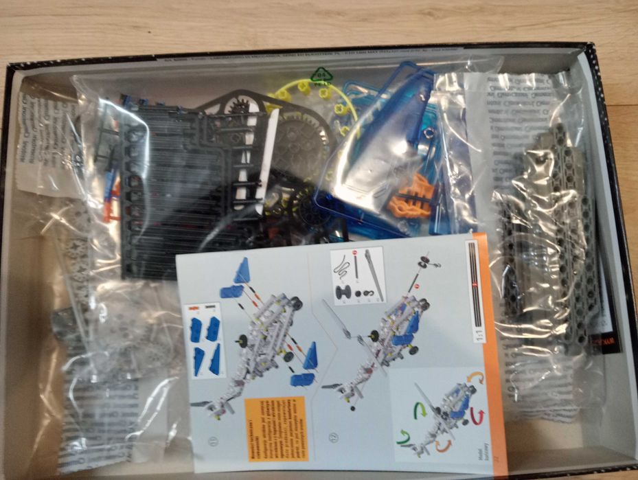 Naukowa zabawa Laboratorium Mechaniki Klocki Samoloty i Helikoptery