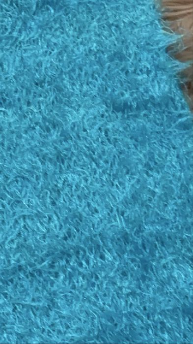 Szalik damski turkusowy