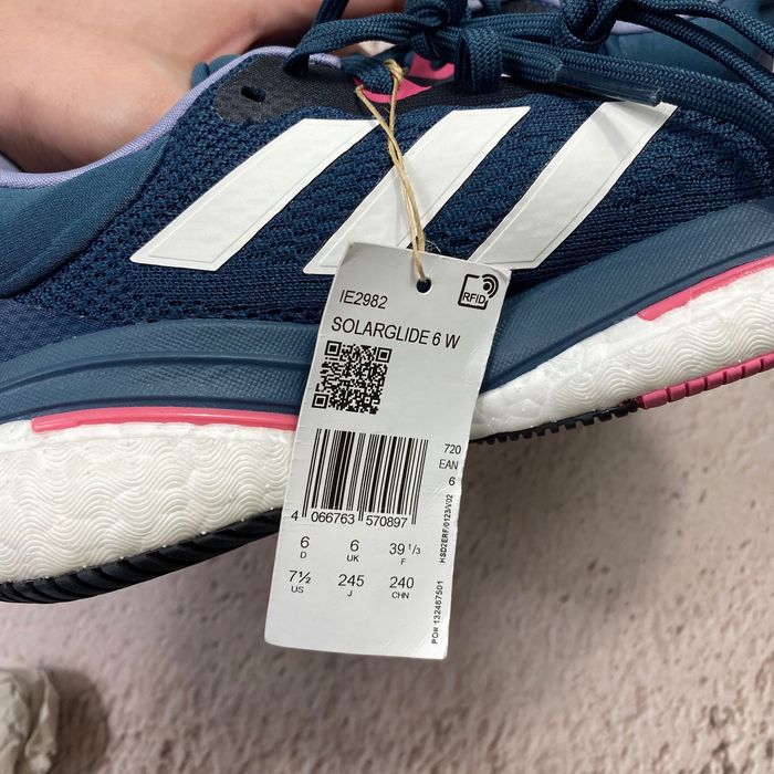 38 39 ie2982 Оригінал! Нові бігові кросівки Adidas solarglide 6w