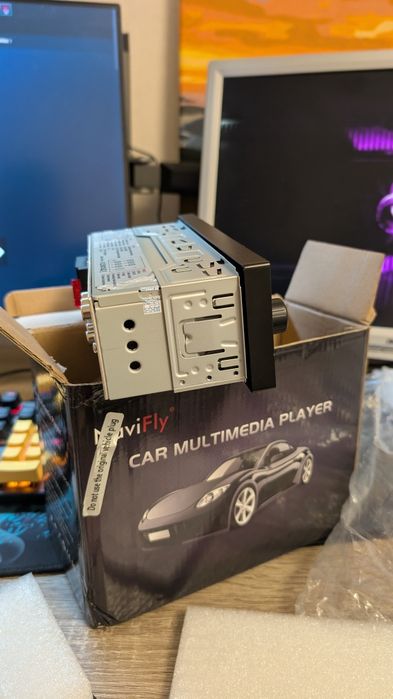 (НА ЗАПЧАСТИНИ, або ЗАМІНА ДИСПЛЕЯ) 1Din мультимедійний плеєр CarPlay Android AUTO, сенсорним екраном, універсальний 6,86-дюймовий