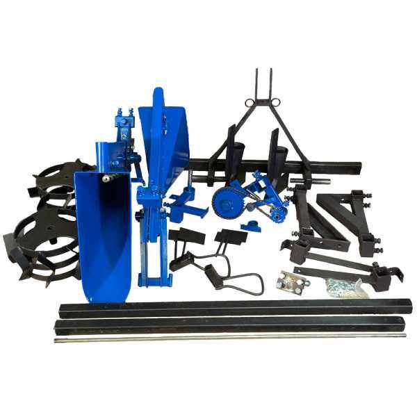 Часникосаджалка 2-рядна (для мінітрактора) (ланцюї  ложкою Ø34, Ø24,5)