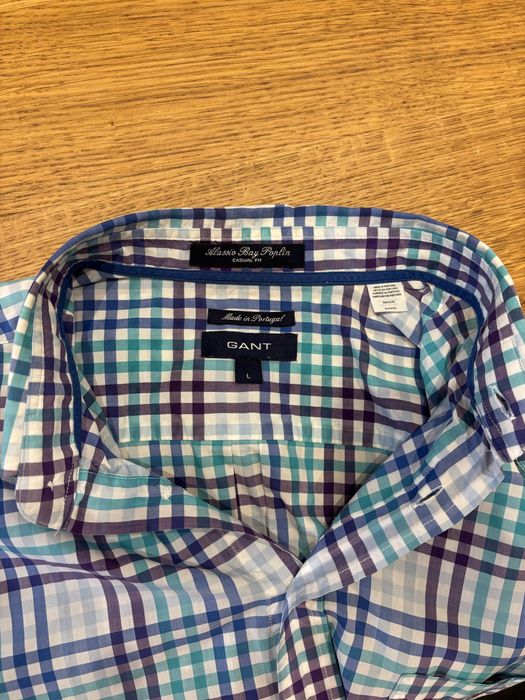 Gant stylowa koszula GANT w kratkę, rozmiar L.