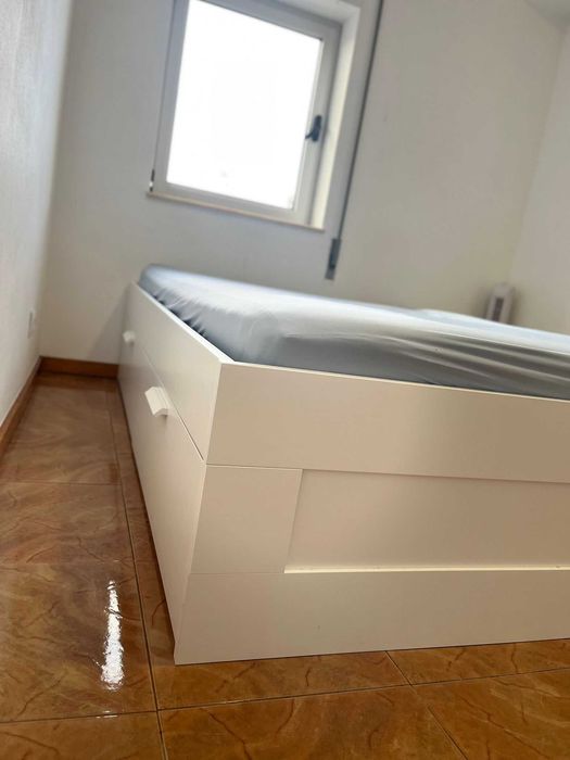 Cama de Casal + Colchão 160x200cm