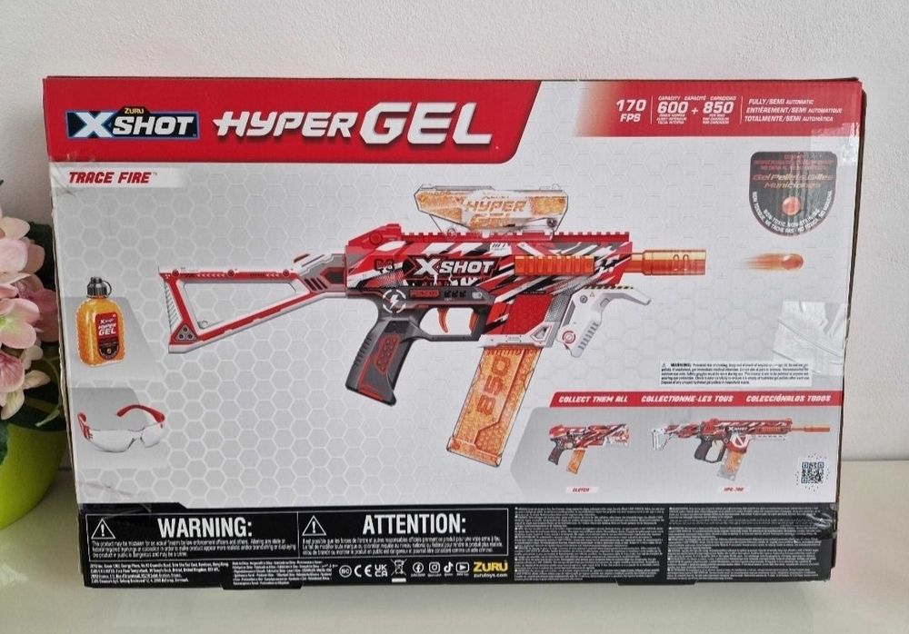 Zuru X-Shot Wyrzutnia Hyper Gel Kulki Żelowe