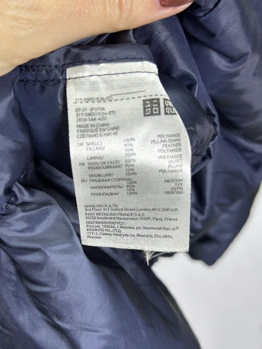 Пуховик M&S uniqlo куртка пухова