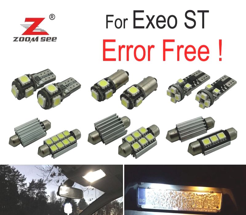 KIT COMPLETO DE 19 LÂMPADAS LED INTERIOR SEAT EXEO ST 09-14