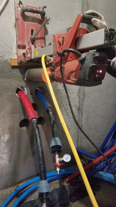 Алмазная вы-резка бетона проема сверление отверстий демонтаж-ные работ