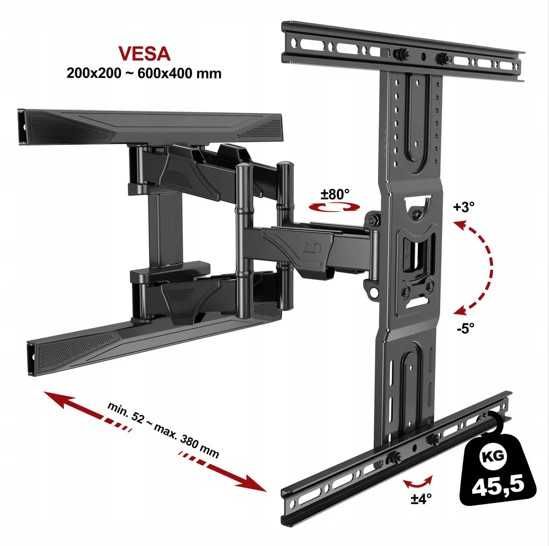 43"-80" Кронштейн для тв V-Star P6 Кріплення для телевізора
