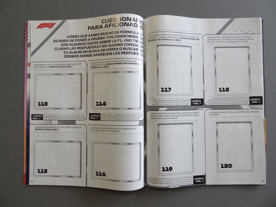 Coleção Completa Topps F1 2021