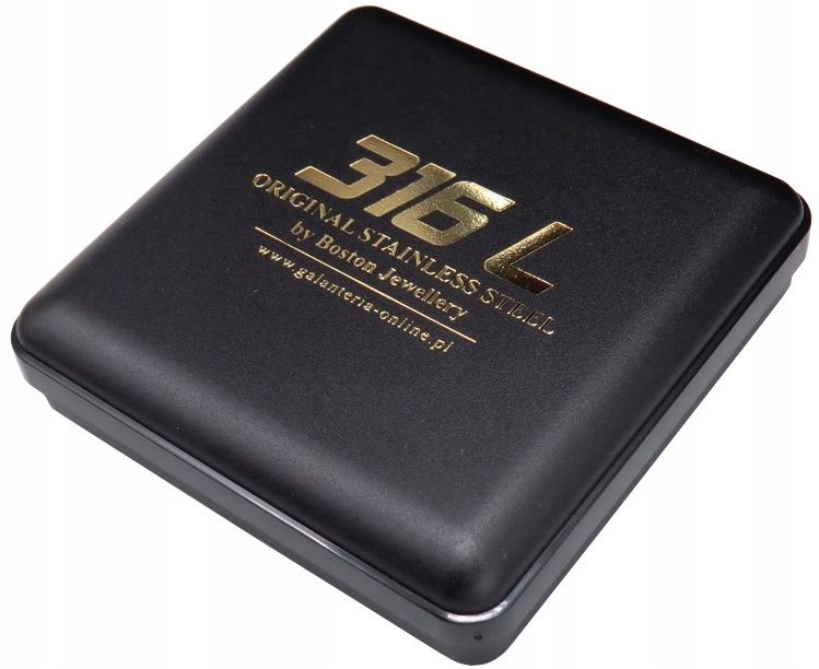 Złota bransoleta bransoletka męska STAL CHIRURGICZNA 316L KAUCZUK !!