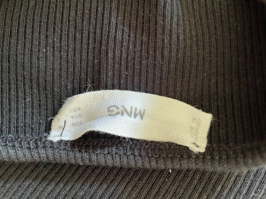 Vestido preto cai-cai da Mango