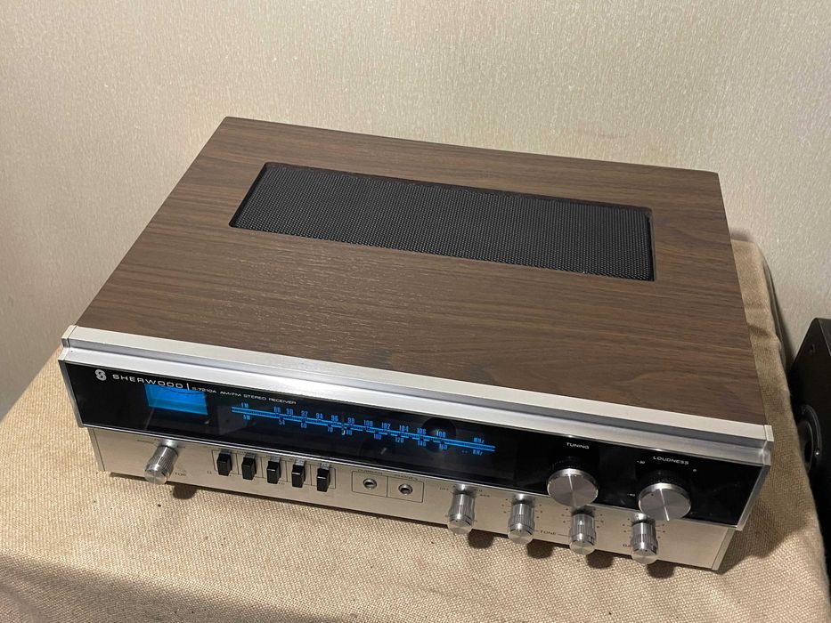 Аудиофильский красивый HI-FI ресивер 70-х SHERWOOD S-7210A (ЗВУК!)