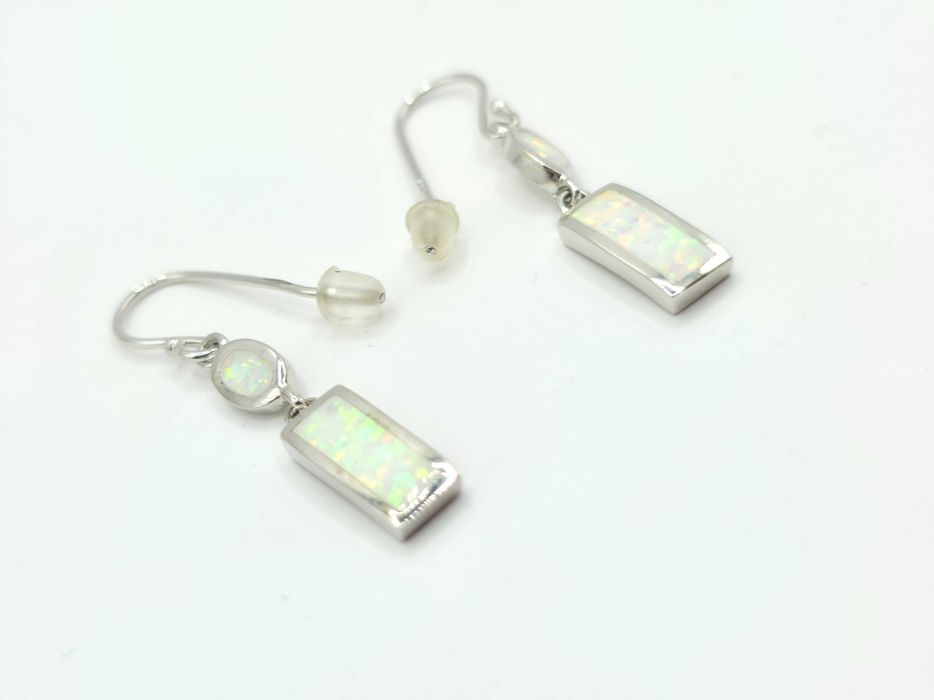 Srebrne kolczyki pr. 925 OPAL