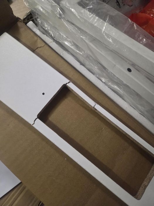 Szafka nocna stolik boczny nocny z listwą zasilającą z LED 30x40x68cm