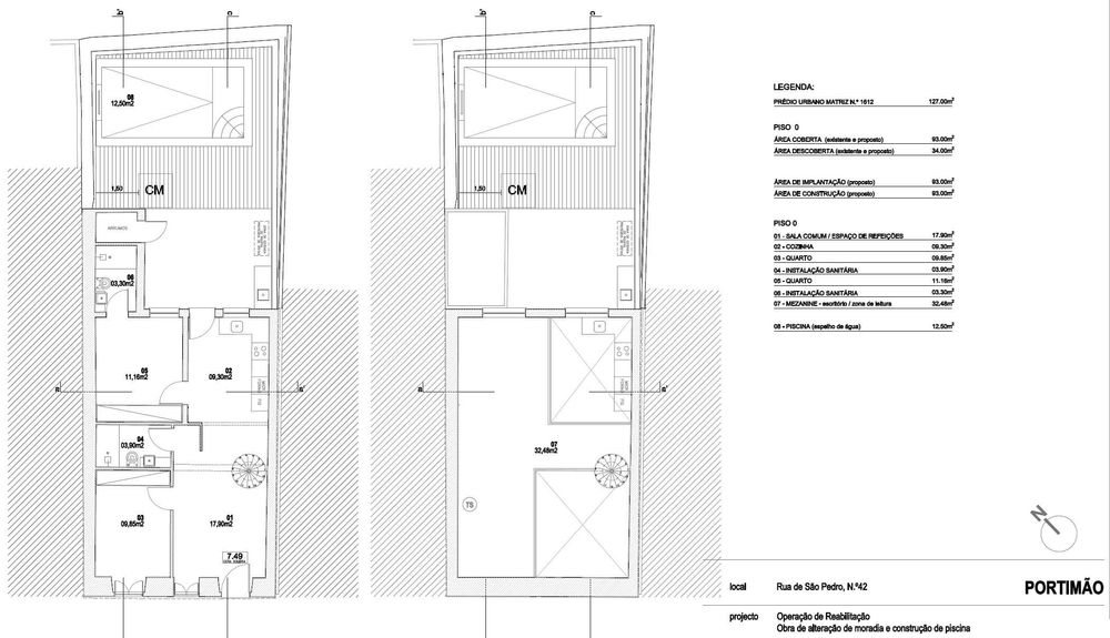 Moradia com piscina para reconstruir - Centro de Portimão