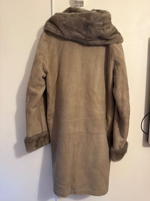 Casaco feminino em pele de pêlo comprido de Inverno (artigo de luxo)