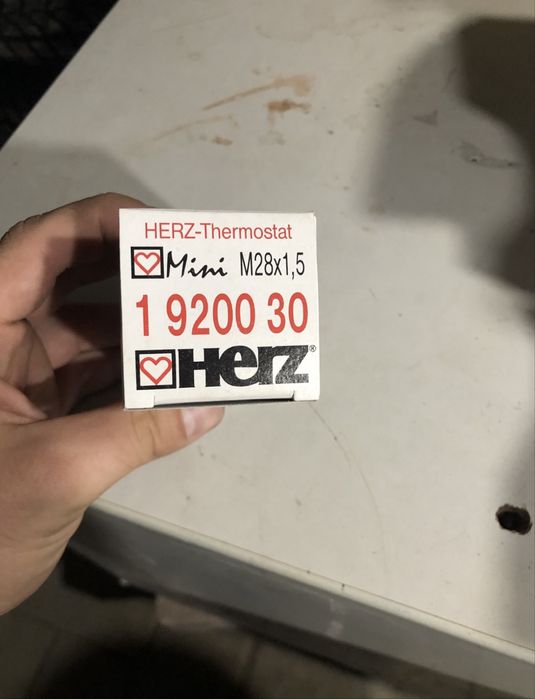 Термостатическая /термоголовка/Herz Mini М28х1,5,M30x1.5. 1920030