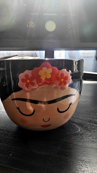 Vaso pequeno decorativo Frida Khalo