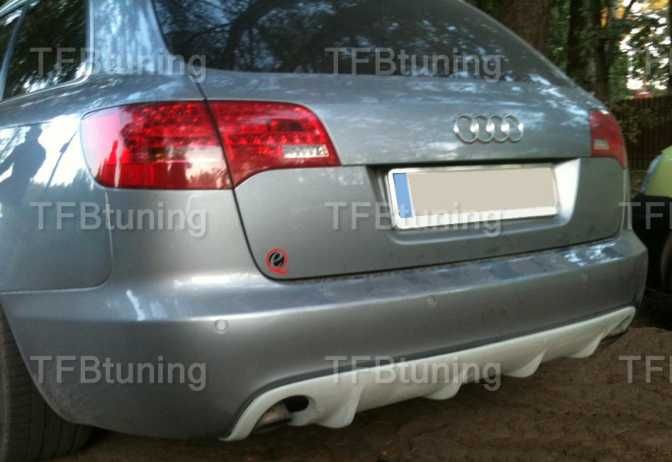 Dyfuzor zderzaka tył A6 C6 Avant 2005- 2009 ver 1 TFB TUNING