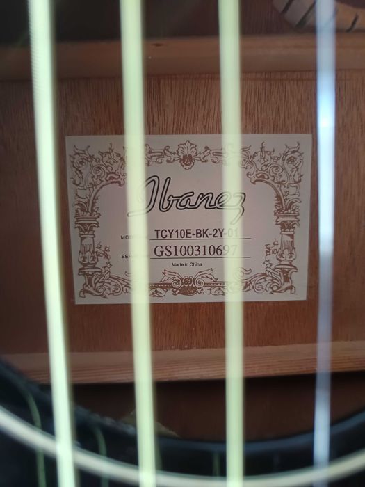 Gitara elektroakustyczna Ibanez Talman TCY10E-BK po polerce progów!!