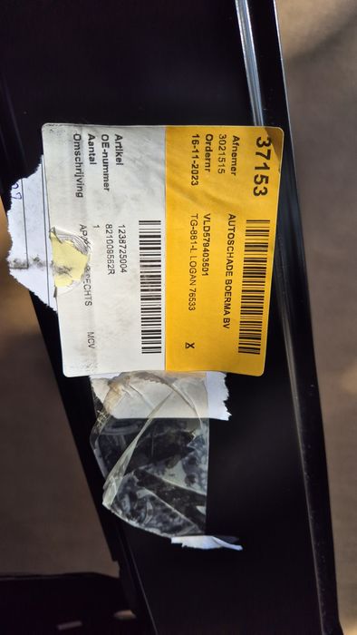 Drzwi prawy tył tylne dacia Logan 2 II kombi MCV nowe oryginał