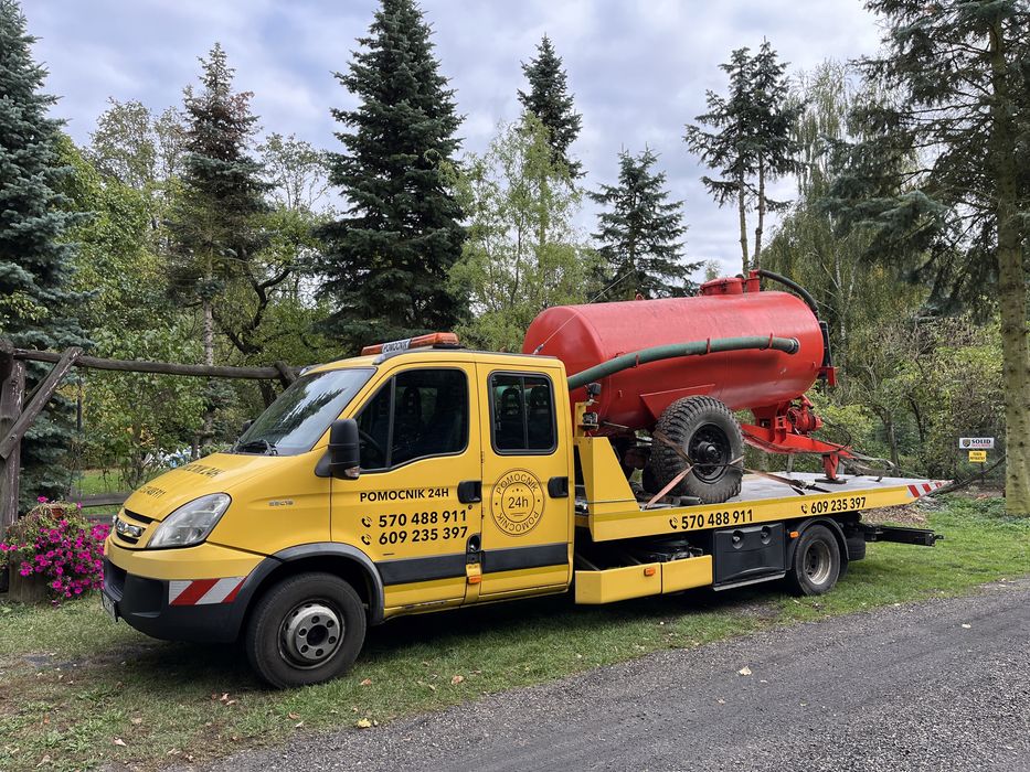 Pomoc drogowa Pabianice laweta s8 s14 holowanie do 14 ton Pomocnik