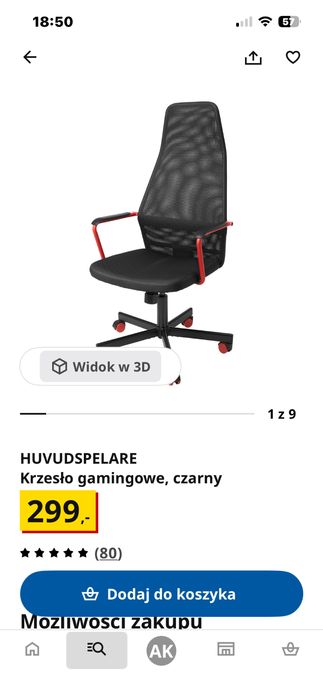 Fotel gamingowy