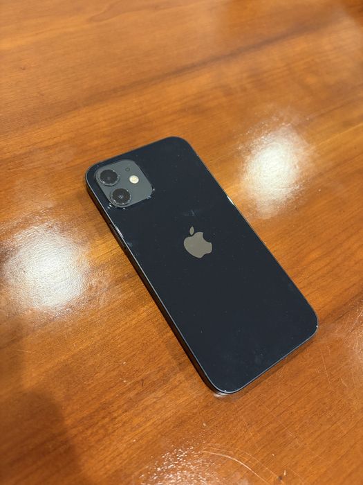 Iphone 12 preto com capas pelicula e carregador