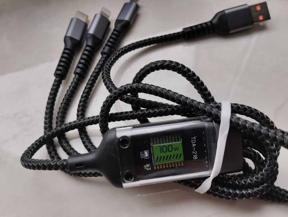 Кабель Універсальний 3в1, Type C,  Micro usb,   IPHONE на 1,2метра