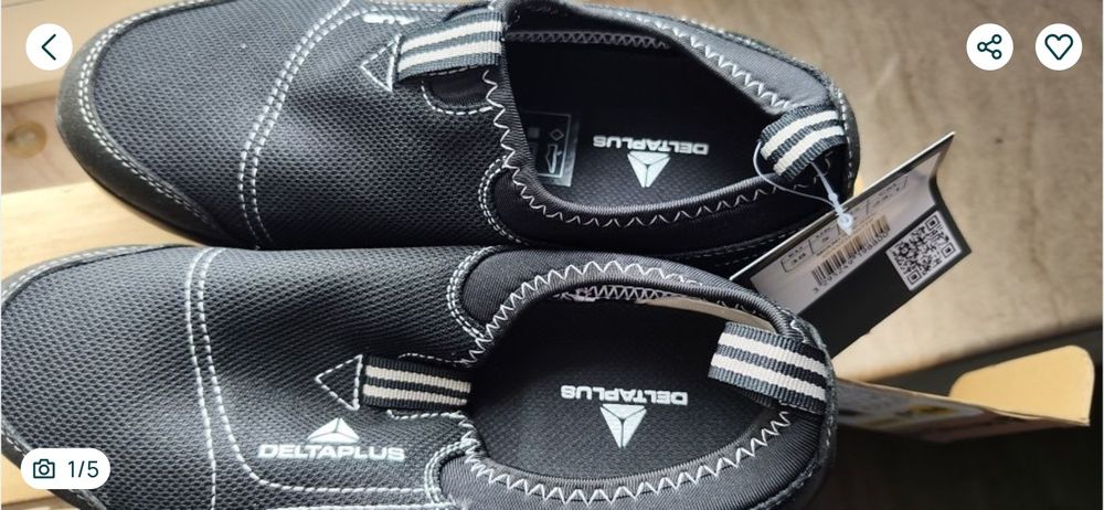 Buty robocze Delta plus Miami S1P rozmiar 38