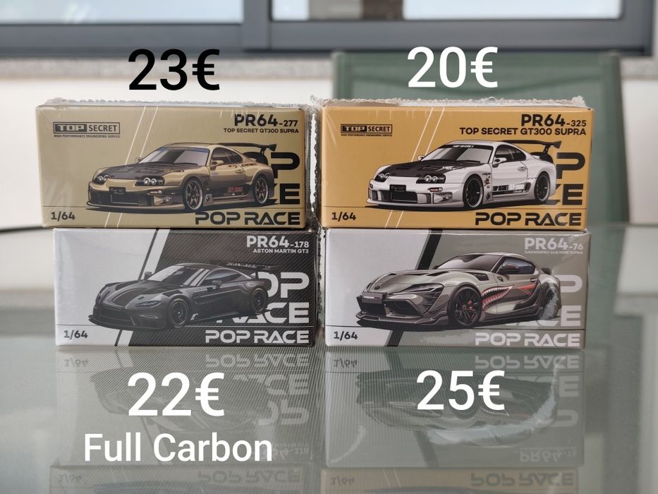 1:64 Miniaturas Por Race e Mini GT