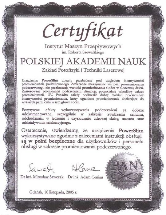 Power Slim Active likwidacja cellulitu