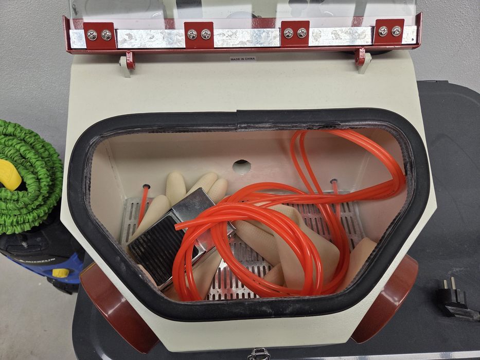 Maquina limpeza micro areia
