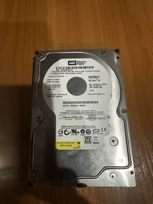 HDD 250 GB диск