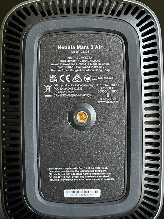 Projector Nebula Mars 3 Air com Google Tv493772051852175363