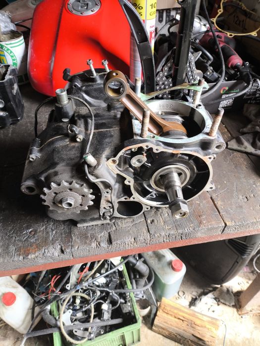 KTM Lc4 silnik dół wał sprzęgło skrzynia