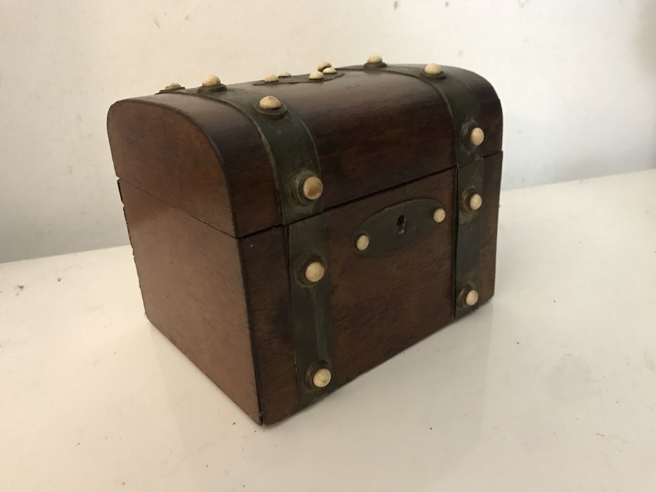 Antique chest, safe, wooden chest