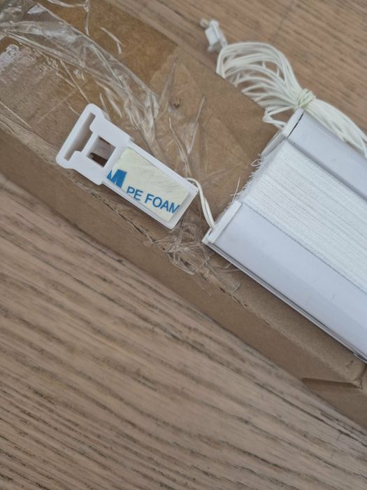 Roleta plisa biały żaluzja 95cm szer.