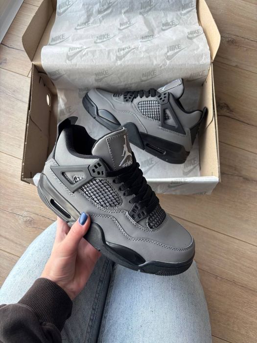 36-45 Jordan 4 Travis Scott Cactus Jack Grey Black