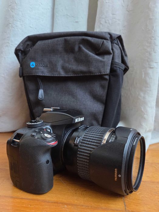 DSLR Nikon D3300 24Mp + Zoom Tamron 18-270mm Di II VC PZD D7200 D5600