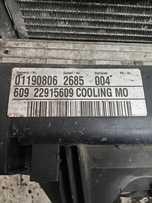 Insignia A 2.0 CDTI Komplet Pas Chłodnic 22915609