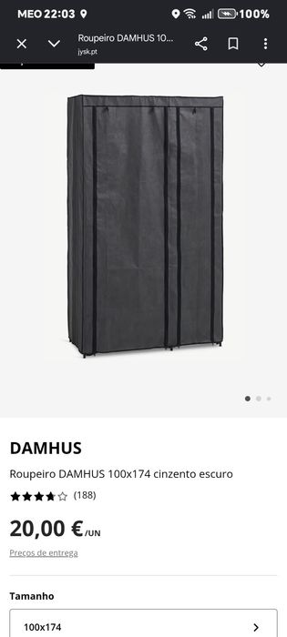 Roupeiro dahmus novos
