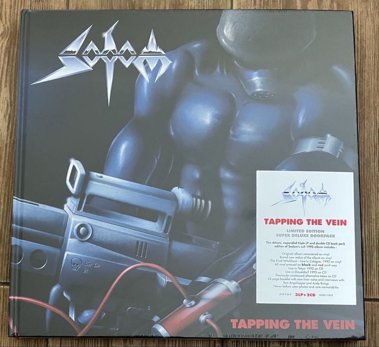 Sodom - Tapping the Vein limited edition super deluxe bookpack LPs+CDs