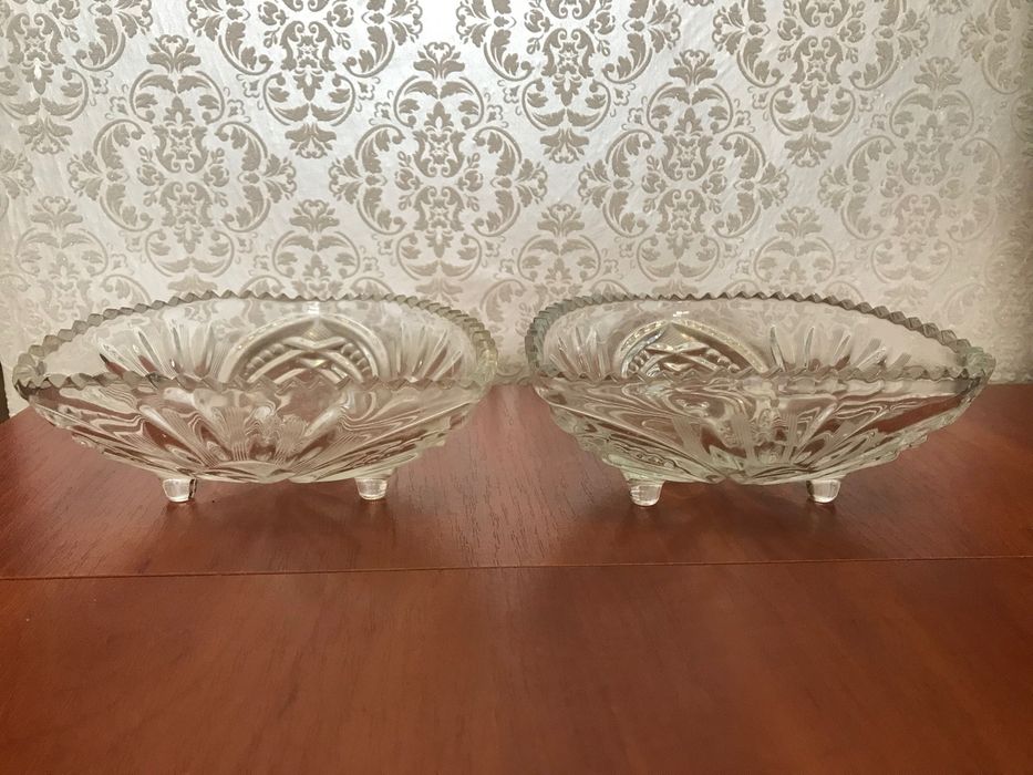 Продам хрустальные конфетницы( салатницы)