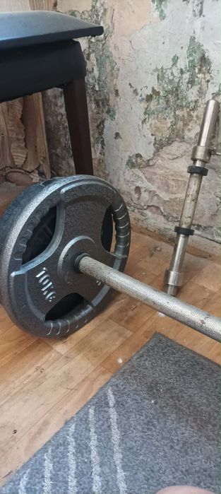 Gryf prosty + obciążenie