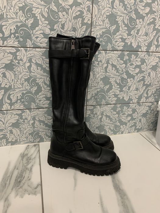 Ботфорты 36 размер до колена зимние осенние